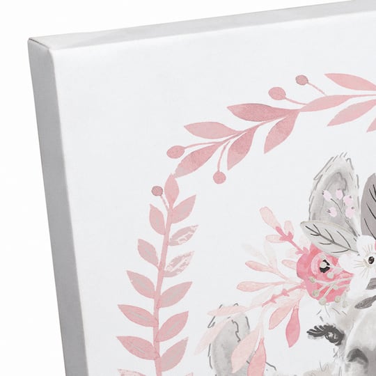 Mama Llama Canvas Wall Art